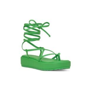 INC International Concepts Women's Rexile Thong Strappy Flatform Sandals Size 7
